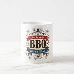 Caneca De Café Rustic 4th of Julian Mug - Estilo Picnic de Retro