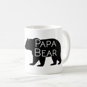 Caneca De Café Rustic Papa Bear Mug