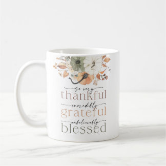 Caneca De Café Rustic Pumpkins Thanksgiving Dinner Mug