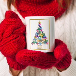 Caneca De Café Rustic Texas Christmas Tree