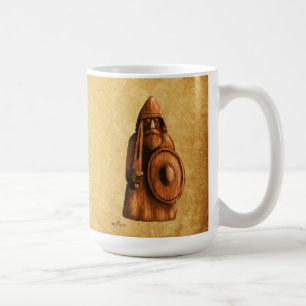 Caneca De Café Rustic Viking
