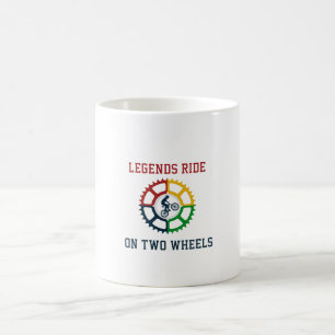 Caneca De Café Rustic Vintage Cycling