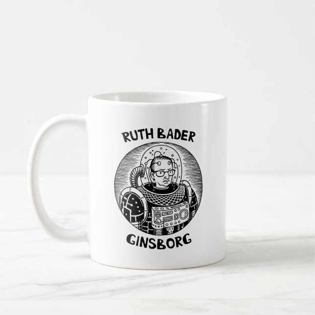 Caneca De Café Ruth Bader Ginsborg (Esquerda)