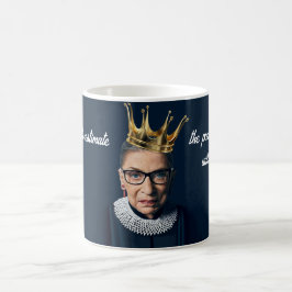 Caneca De Café Ruth Bader Ginsburg Gold Crown