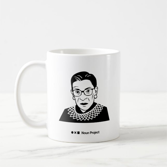 Caneca De Café Ruth Bader Ginsburg Mug (Esquerda)