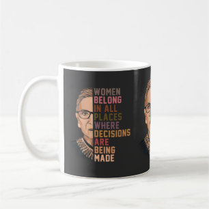 Caneca De Café Ruth Bader Ginsburg RBG