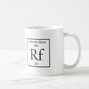 Caneca De Café Rutherfordium