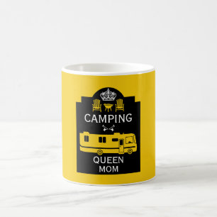 Caneca De Café RV Camping Queen USA
