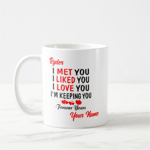 Caneca De Café Ryder Eu Conheci Você Como Você Ama Você