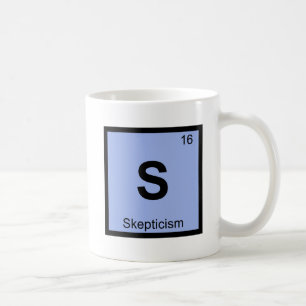 Caneca De Café S - Ceticismo Filosofia Química Tabela Periódica