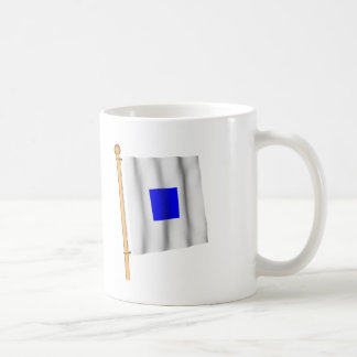 Caneca De Café S da bandeira náutica '