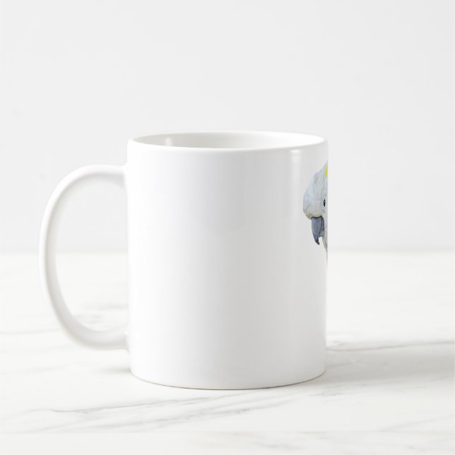 Caneca De Café S é para Cockatoo Penteado Sulfur (Esquerda)