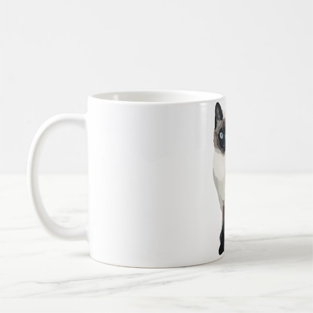 Caneca De Café S é para o Gato Siamês (Esquerda)