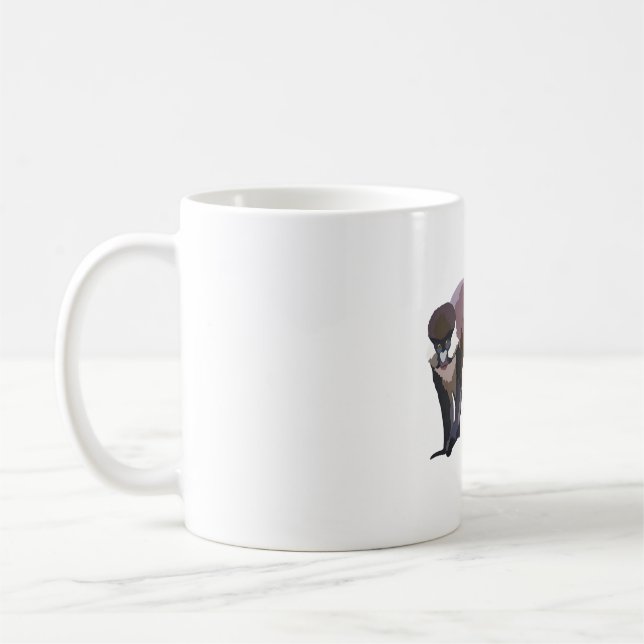 Caneca De Café S é para Schmidts Red Tailed Guenon (Esquerda)