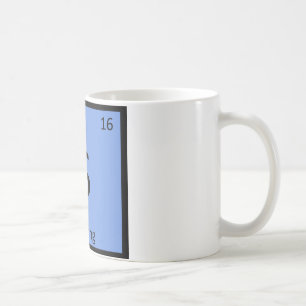 Caneca De Café S - Esportes de Surf Quimica Símbolo da Tabela Per