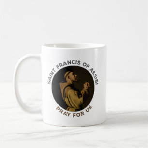 Caneca De Café S. Francisco de Assis Reze por Nós