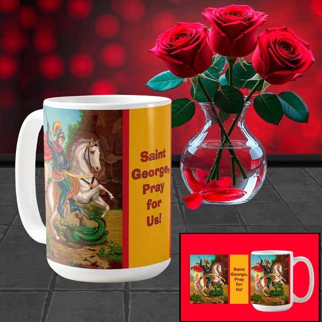 Caneca De Café S. Jorge Resgata a Princesa (Criador carregado)