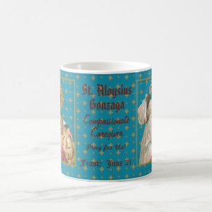 Caneca De Café S. Luís de Gonzaga & Vítima da Peste (M 006)
