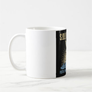 Caneca De Café S.O.L.I.D. P.E.A.C.E. Pombo Cidade do Nascer do So