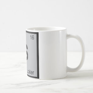 Caneca De Café S - Símbolo de Mesa periódica de química do Swa