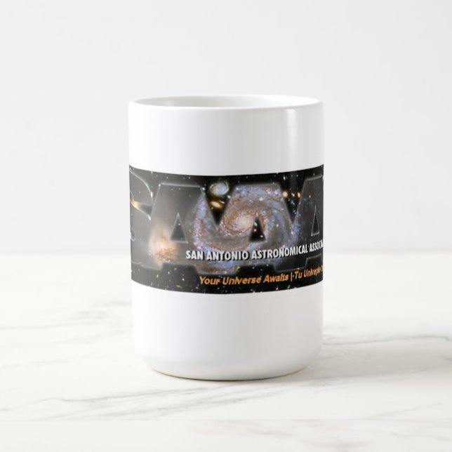 Caneca De Café SAAA logo bumpersticker (Centro)