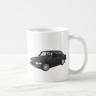 Caneca De Café Saab 99 preto