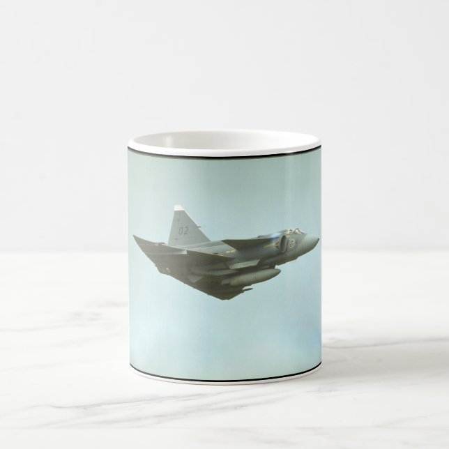 Caneca De Café Saab JA37 Viggen, fotografia II de (Centro)