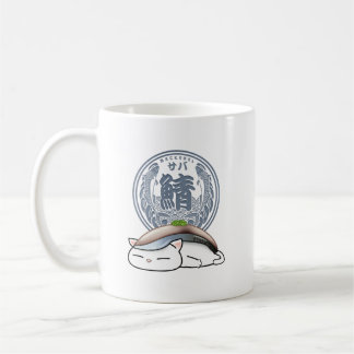 Caneca De Café Saba Mcavala Sushi Cat