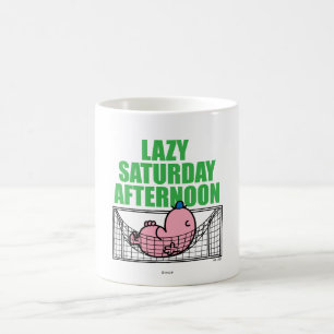 Caneca De Café Sábado à tarde com Sr. Preguiçoso
