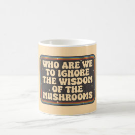 Caneca De Café Sabedoria Antiga: o Mistério dos Cogumelos