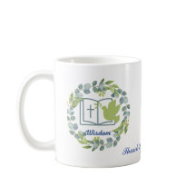 Sabedoria Personalizada Verde Obrigado Mug Cup