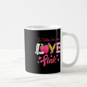 Caneca De Café Saber sobre Cancer de Fita de Professores Nós Vest