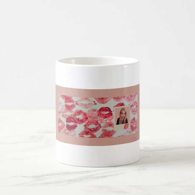 Caneca De Café Saberu Boiza Kiss Banner (Centro)