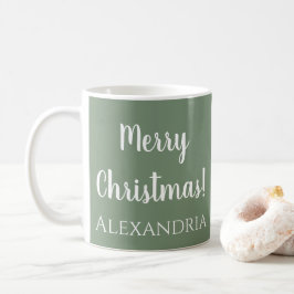 Caneca De Café Sábio Personalizado Verde