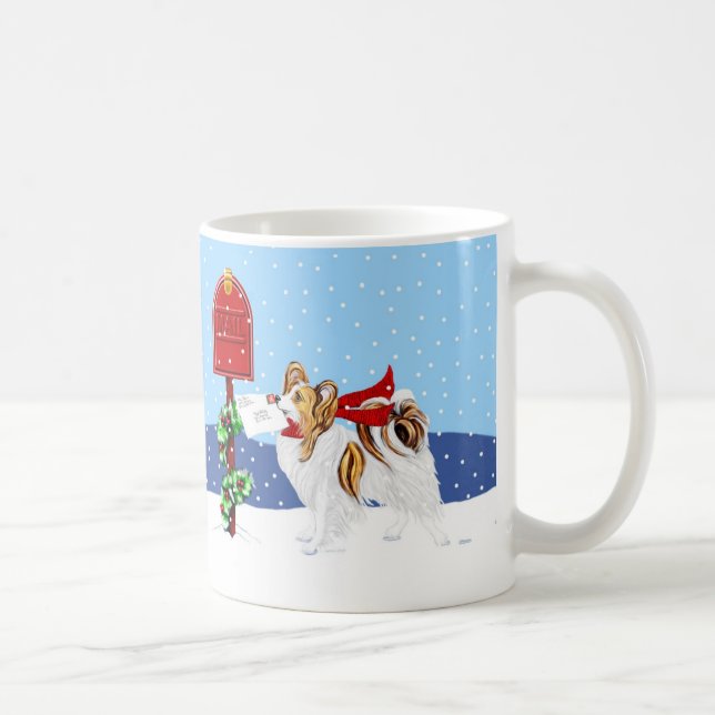 Caneca De Café Sable Papillon Christmas Mail (Direita)