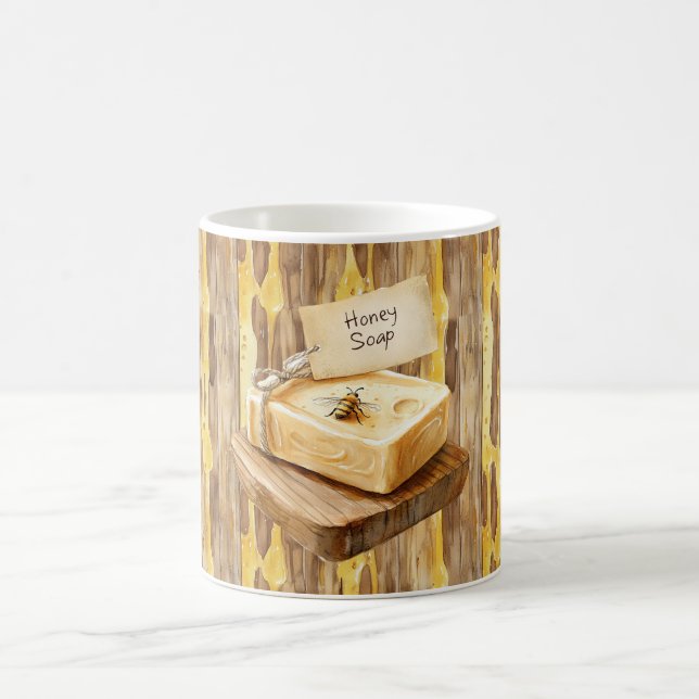 Caneca De Café Sabonete de Mel de Abelha Amarelo Dourado (Centro)