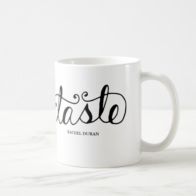 Caneca De Café sabor caligráfico (Direita)