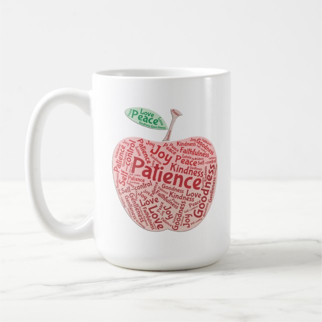 Caneca De Café Sabor e Ver a Fruta do Espírito (Esquerda)