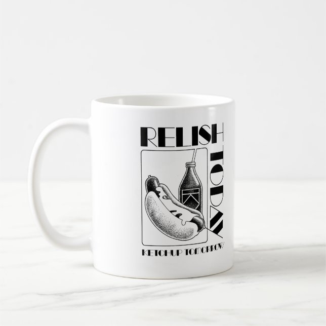Caneca De Café Saboreie Hoje (Esquerda)