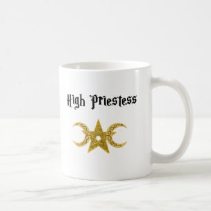 Caneca De Café Sacerdotisa alta
