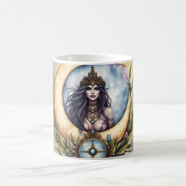 Caneca De Café Sacerdotisa da Lua – Guardiã do Equilíbrio Celesti (Centro)