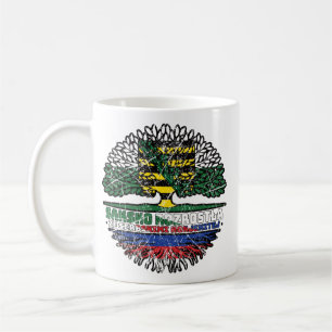 Caneca De Café Sachsen Sächsisch Sorbisch Sorben Baum Wurzel