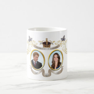 CANECA DE CAFÉ SACO DE HARRY E KATE GAFFE