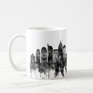 Caneca De Café Sacramento California Skyline BW