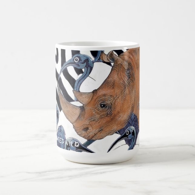 Caneca De Café Sacred Rhino (Centro)