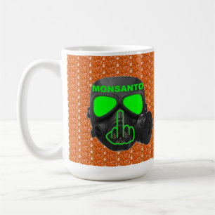 Caneca De Café Sacudir de Máscara de Gás Monsanto