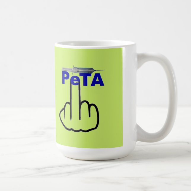 Caneca De Café Sacudir de Peta Invertendo Pássaros (Direita)