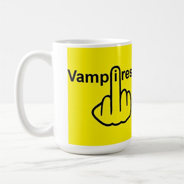 Caneca De Café Sacudir de Vampiros de Pássaros (Esquerda)