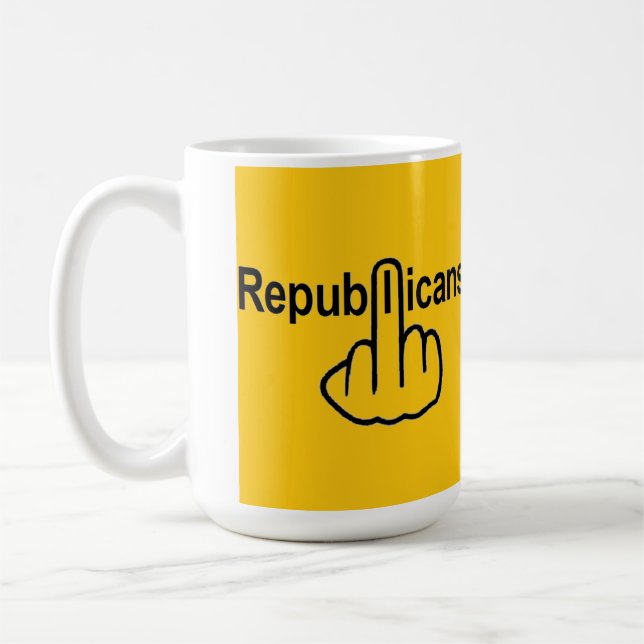 Caneca De Café Sacudir dos republicanos que viajam com pássaros (Esquerda)