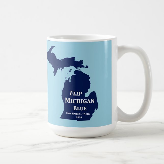 Caneca De Café Sacudir Michigan Blue em 2024 (Direita)